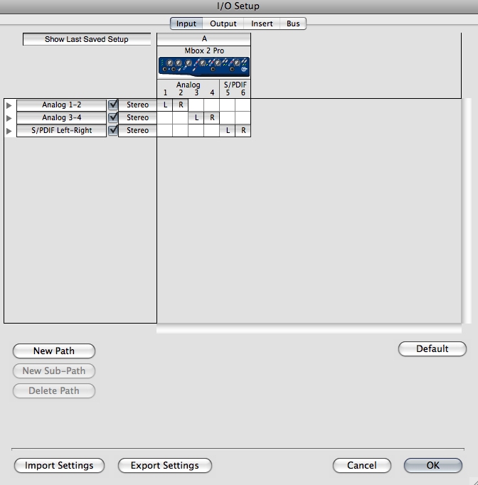 Creating a session in Pro Tools