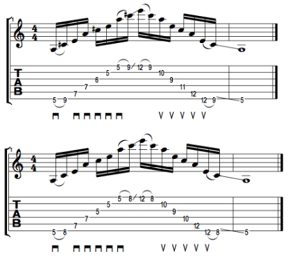 boss cs 3 sweep arpeggios