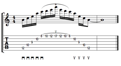 5 string sweep picking exercises