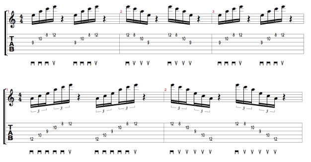 sweep arpeggios